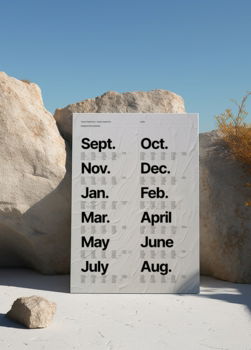 Ansist - Kalender voor ontwerpersscholen - 2024-2025